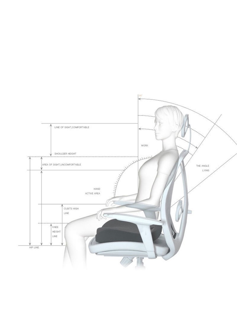 Office seat lumbar support cushion car lumbar support pregnant women lumbar pillow chair back cushion memory foam pillow