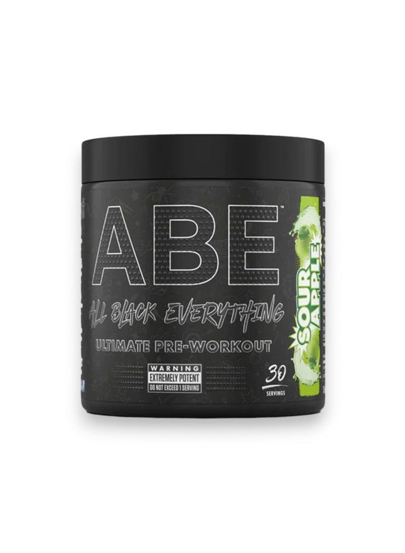 ABE Ultimate Pre-Workout, Sour Apple Flavour, 30 Servings