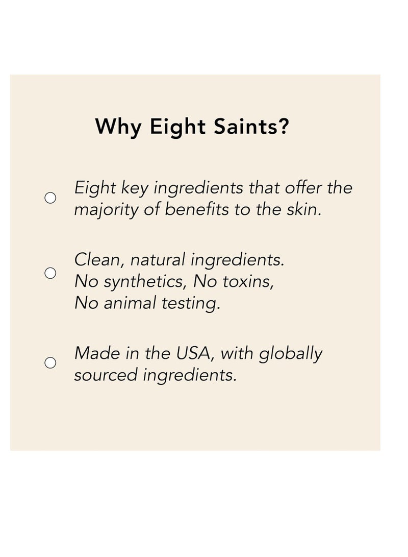 Eight Saints Daydreamer Smoothing Anti Aging Face Moisturizer, Natural & Organic Fast Absorbing Oil Free Face Lotion With Hyaluronic Acid & Vitamin E, Hydrating Daily Facial Moisturizer, 2 Ounces