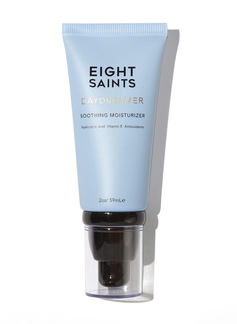 Eight Saints Daydreamer Smoothing Anti Aging Face Moisturizer, Natural & Organic Fast Absorbing Oil Free Face Lotion With Hyaluronic Acid & Vitamin E, Hydrating Daily Facial Moisturizer, 2 Ounces