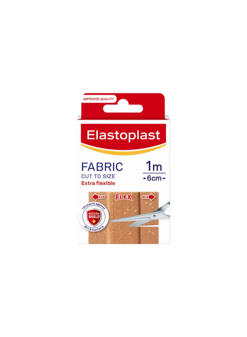 Elastoplast Fabric Cut to Size Plasters 1m x 6cm