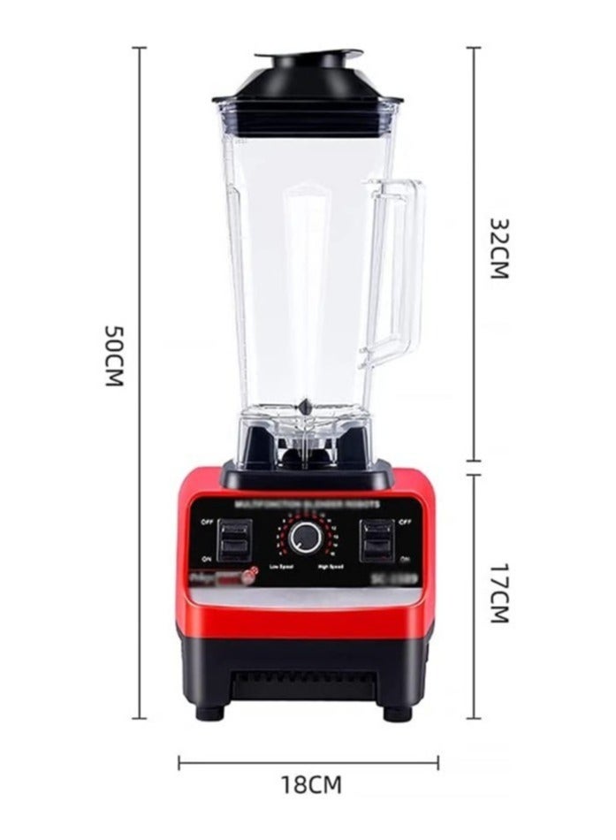 2.5L 4500W Blender Professional Heavy Duty Commercial Mixer Juicer Speed Grinder Ice Smoothies Coffee Maker