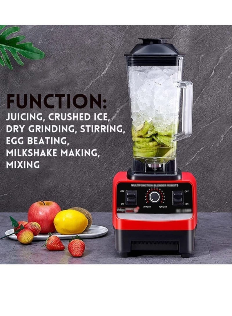 2.5L 4500W Blender Professional Heavy Duty Commercial Mixer Juicer Speed Grinder Ice Smoothies Coffee Maker