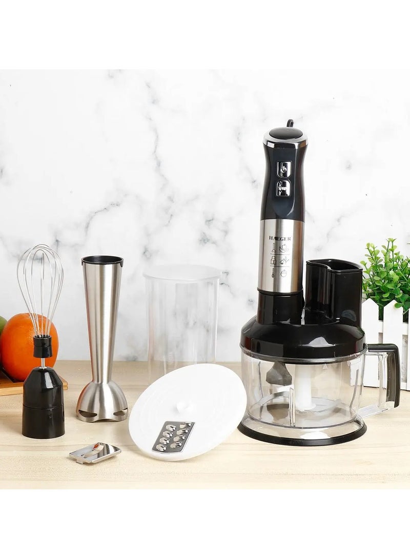 Hand Blender 7-In-1 Blender Baby Food 800 W 15 Speed 4 Blades Hand Mixer Whisk Electric Milk Form Slim Stand Japanese Instruction Manual