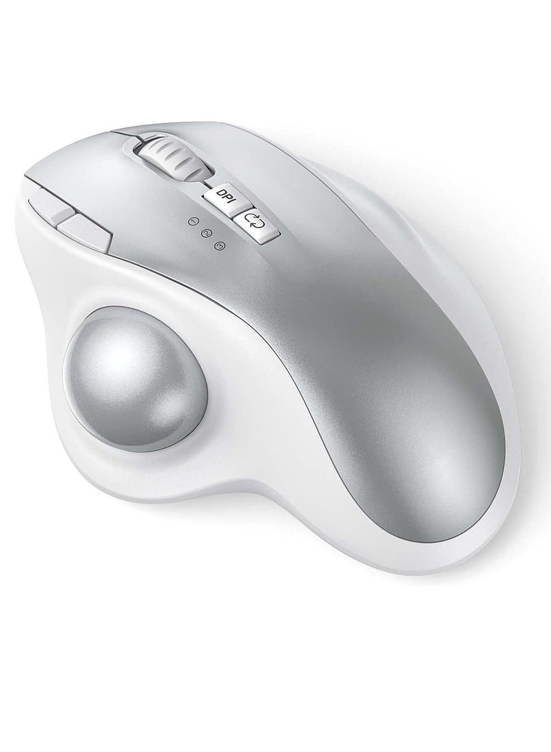 Trackball Mouse Rechargeable Bluetooth Mouse 2.4g Wireless Dual Mode