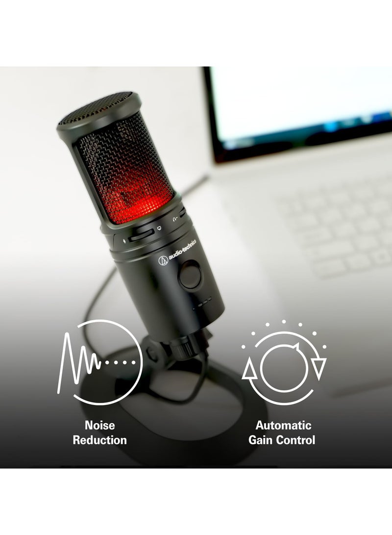 Audio-Technica AT2020USB-XP Cardioid Condenser USB Microphone, 24-Bit / 192 kHz High-Resolution Audio