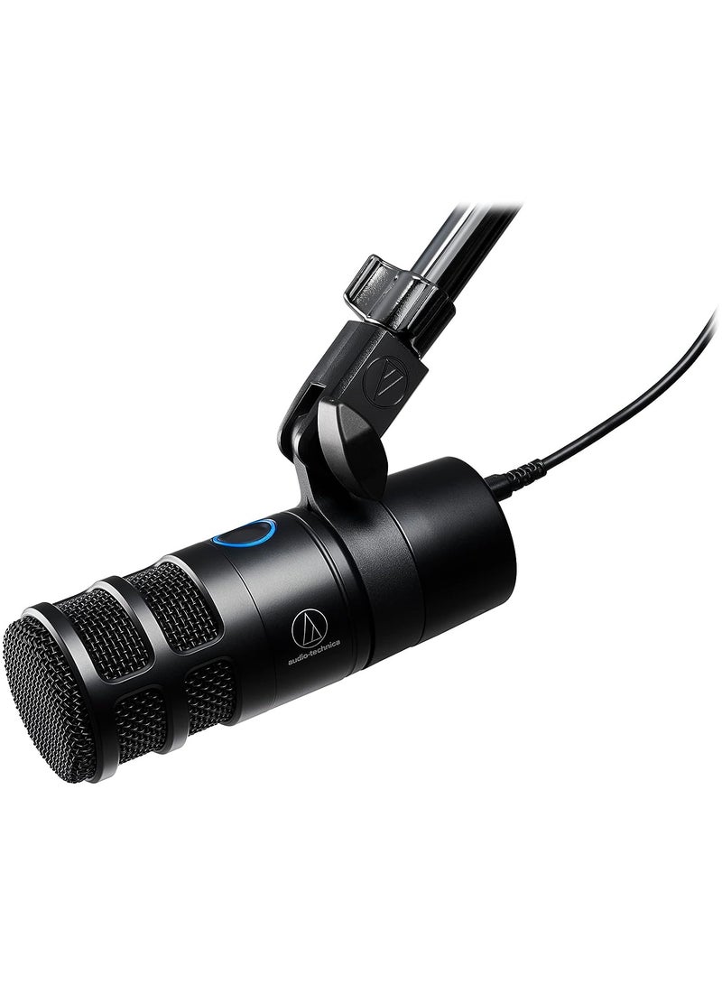 Audio-Technica AT2040USB Dynamic USB Microphone, Black