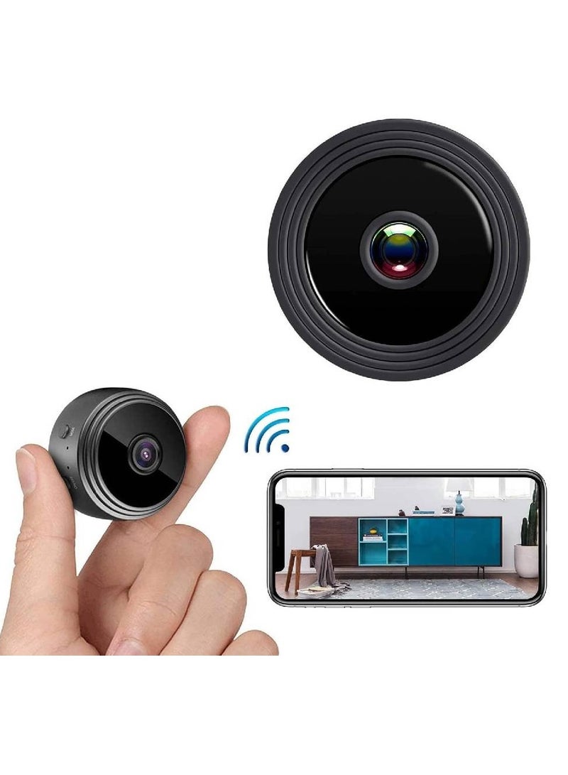 Mini WiFi Hidden Camera, Wireless Spy Camera with Video Live Feed, HD 1080P Home Security Camera Baby Nanny Cam Mini Smart Camera With Night Vision and Motion Detection