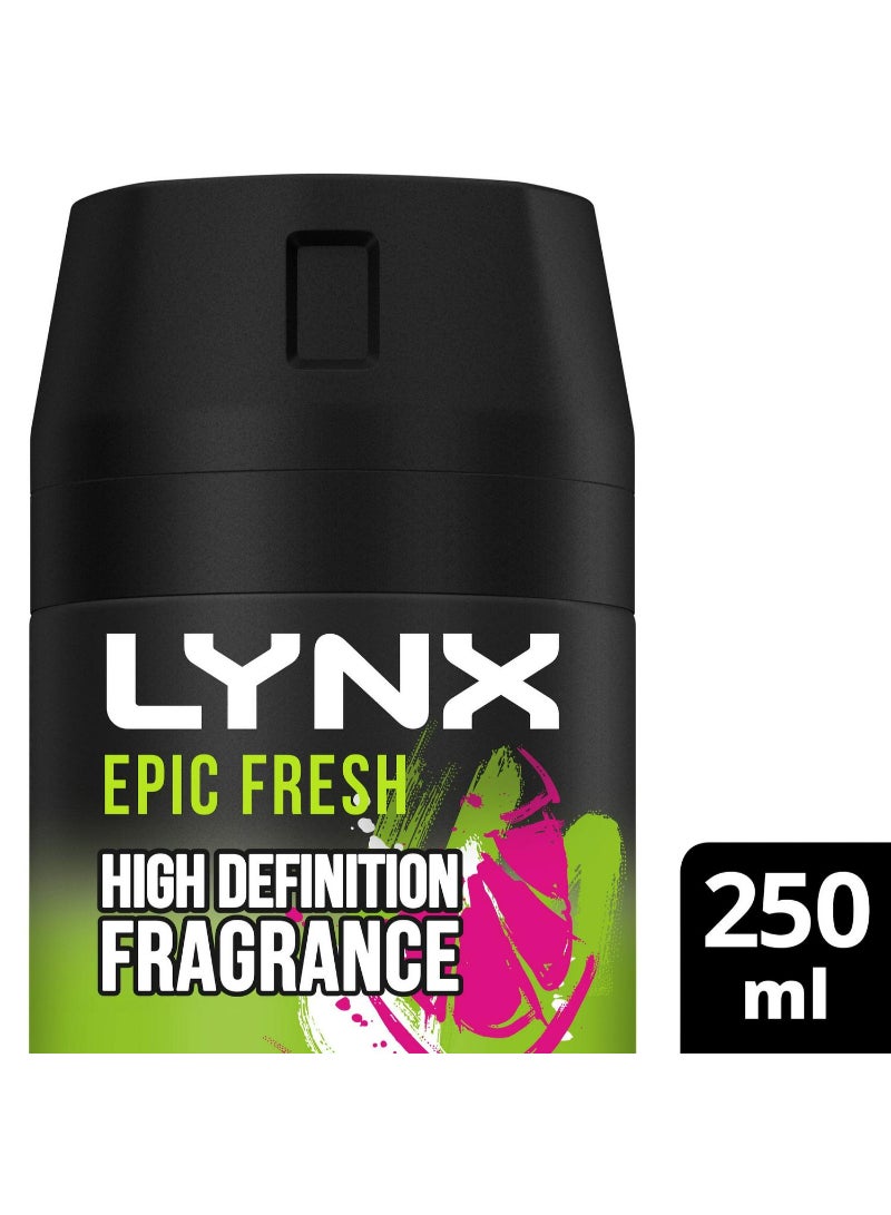 Lynx Grapefruit & Tropical Pineapple Scent Body Spray for Men 250ml