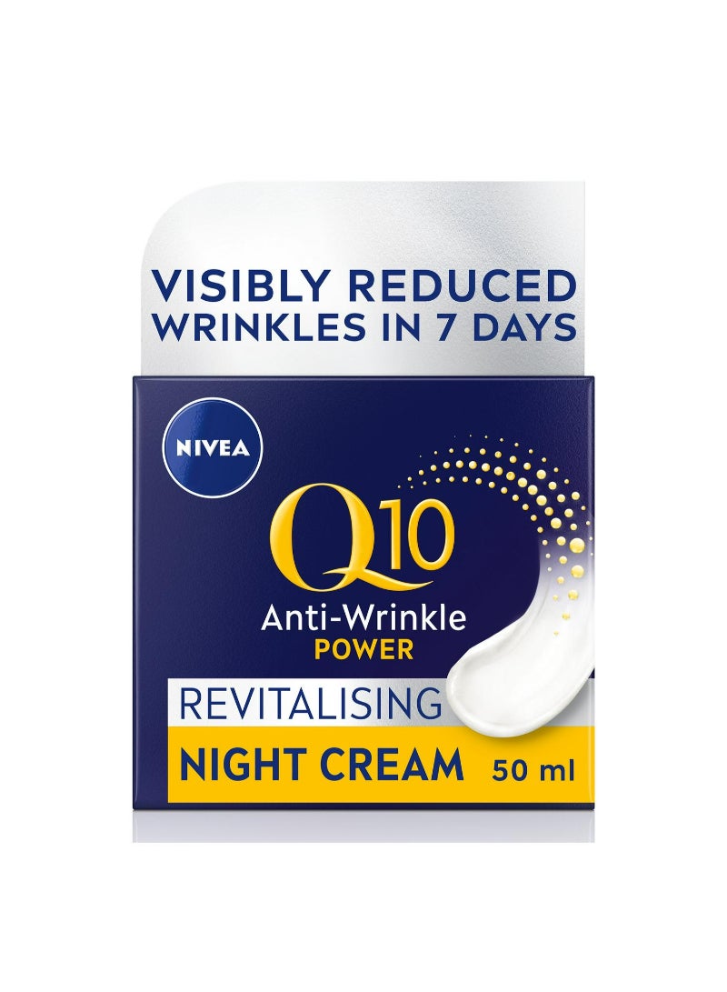Q10 Power Anti-Ageing Night Cream with Anti-Wrinkle Firming Power 50ml