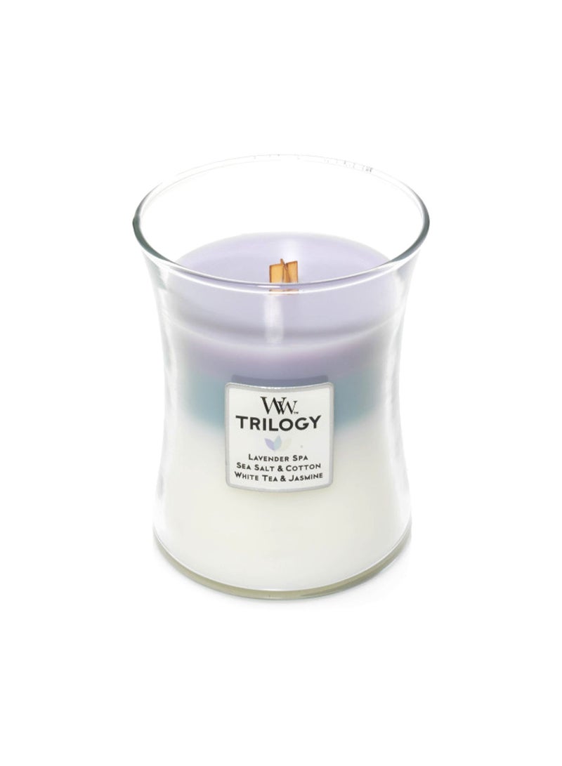 Woodwick Calming Retreat Medium Jar Candle Trilogy