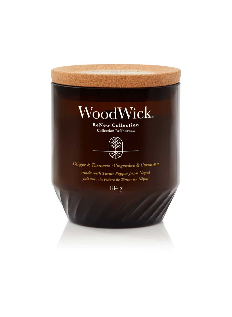Woodwick Renew Candle Ginger Tumeric - Medium