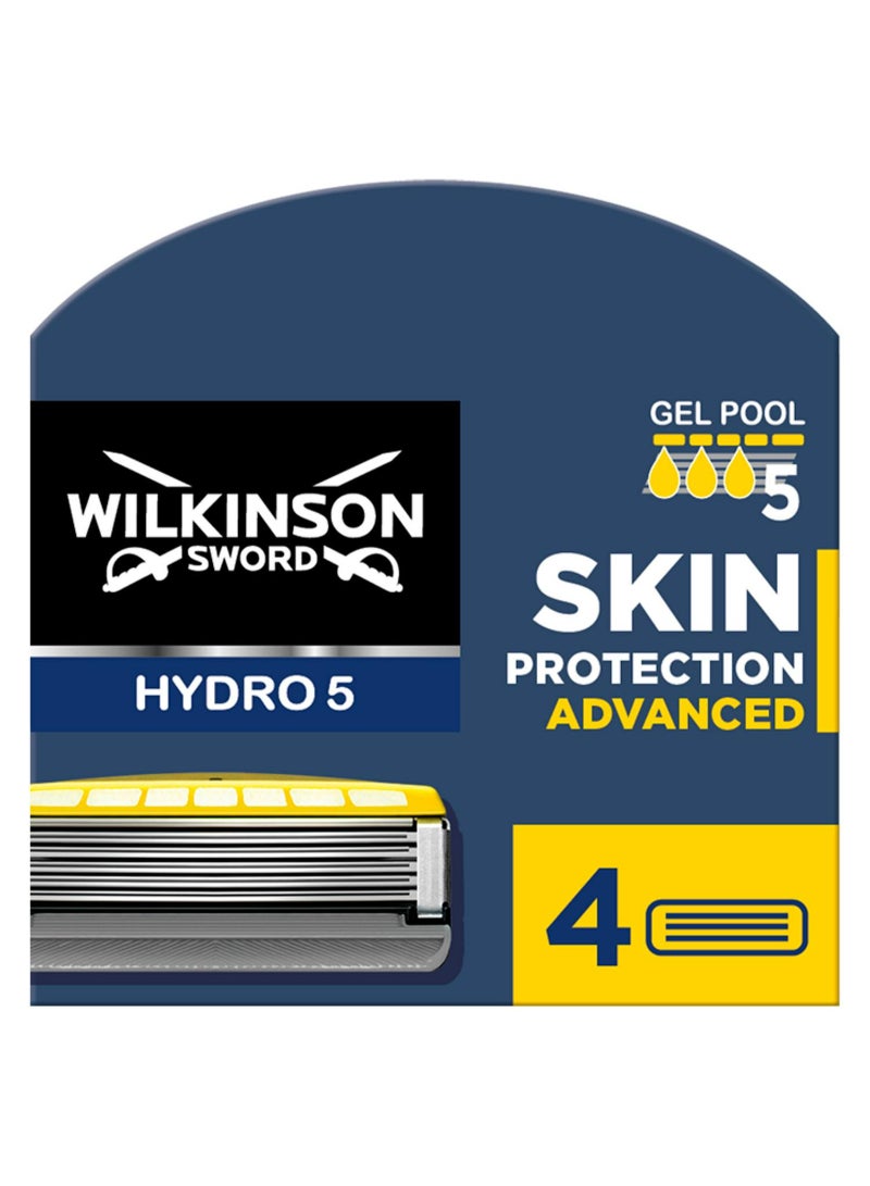 Wilkinson Sword Hydro 5 Skin Protection Men's Razor Advanced Blades x4