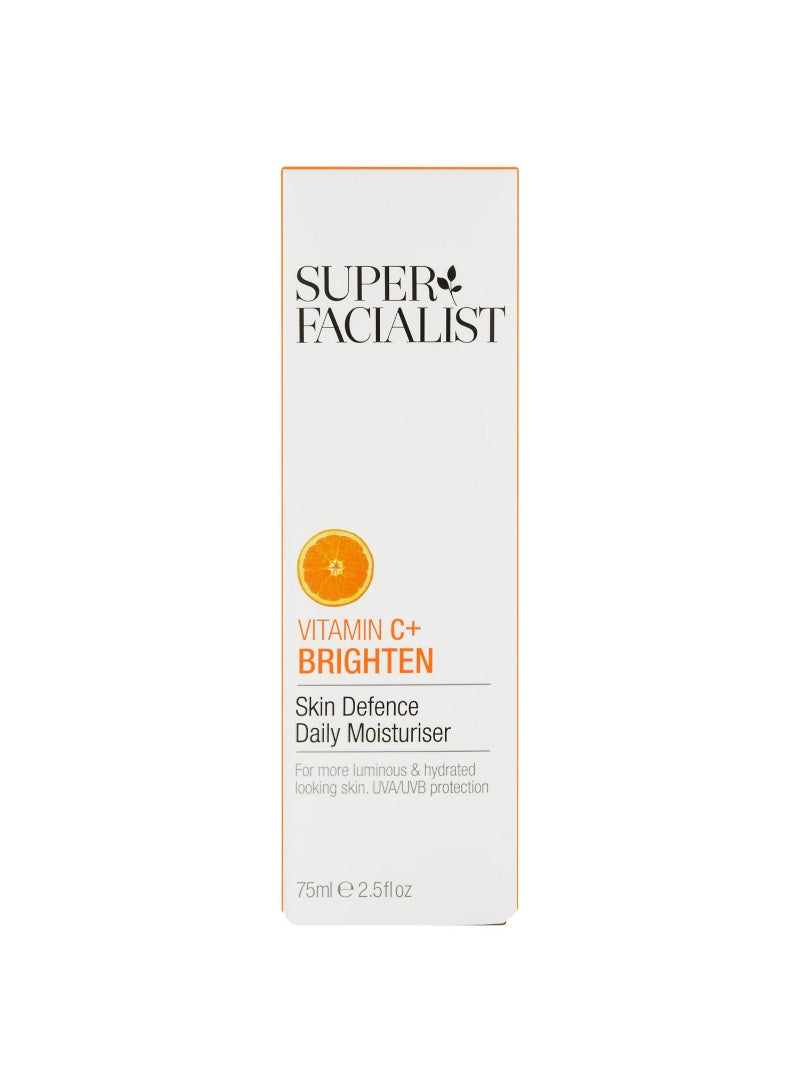 Super Facialist Vitamin C + Brighten Skin Defence Daily Moisturiser 75ml