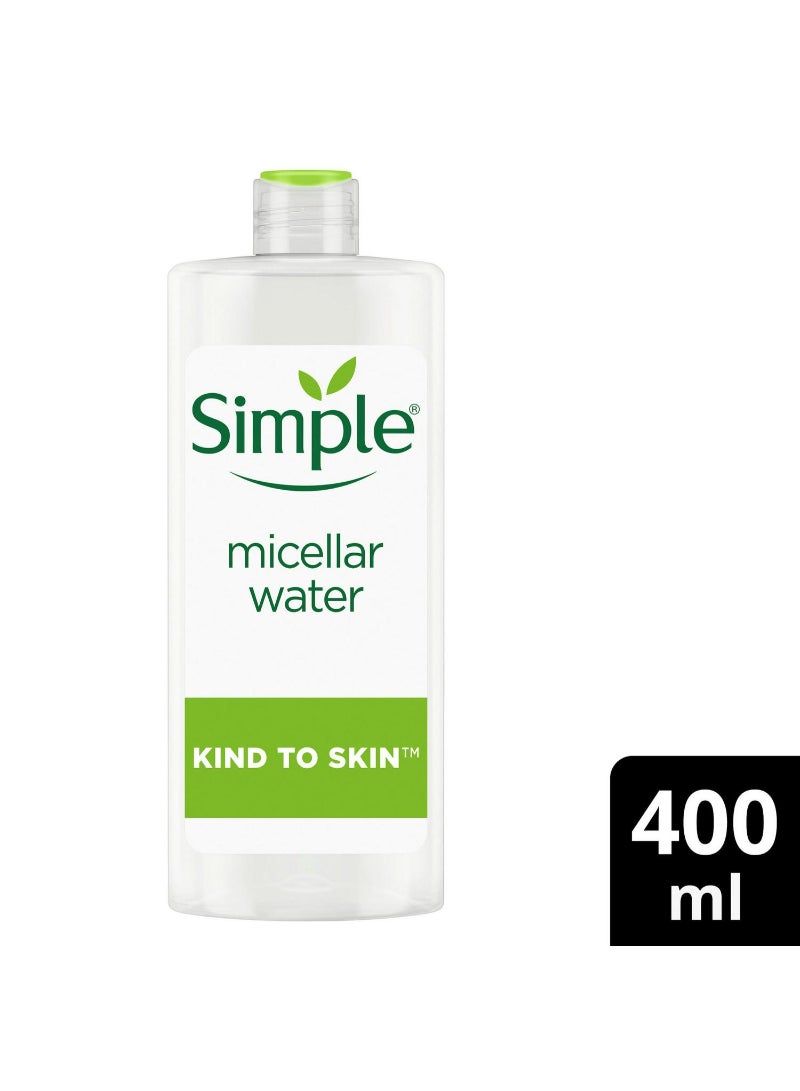 Simple Kind to Skin Instantly Hydrating Micellar Cleansing Water & Make-Up Remover 400ml