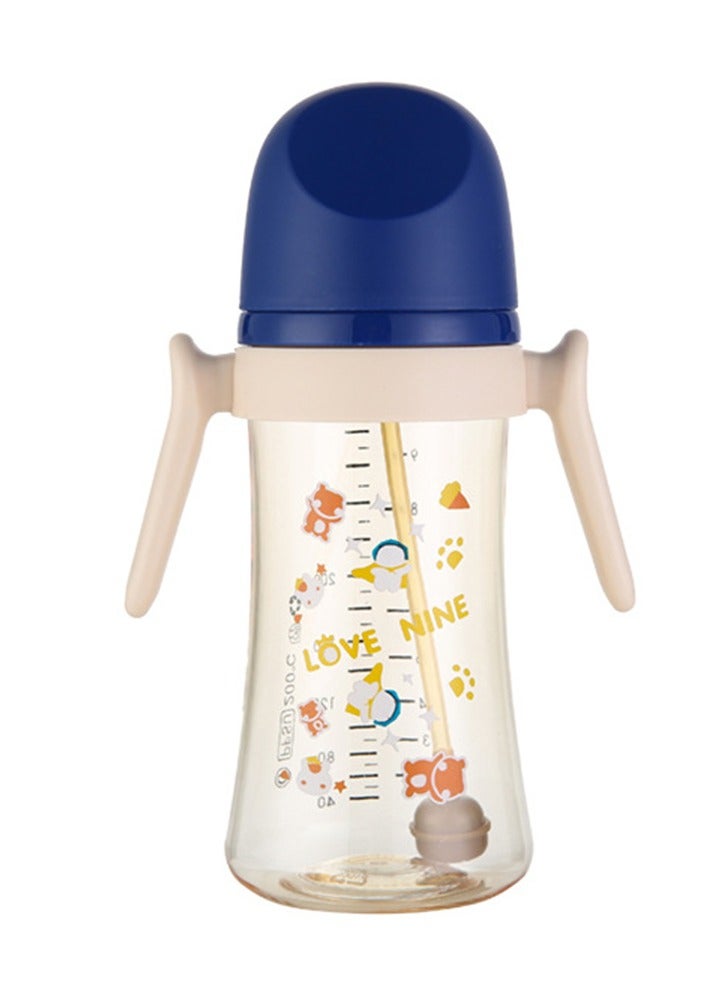 Baby bottle standard diameter anti-fall and anti-flatulence baby bottle
