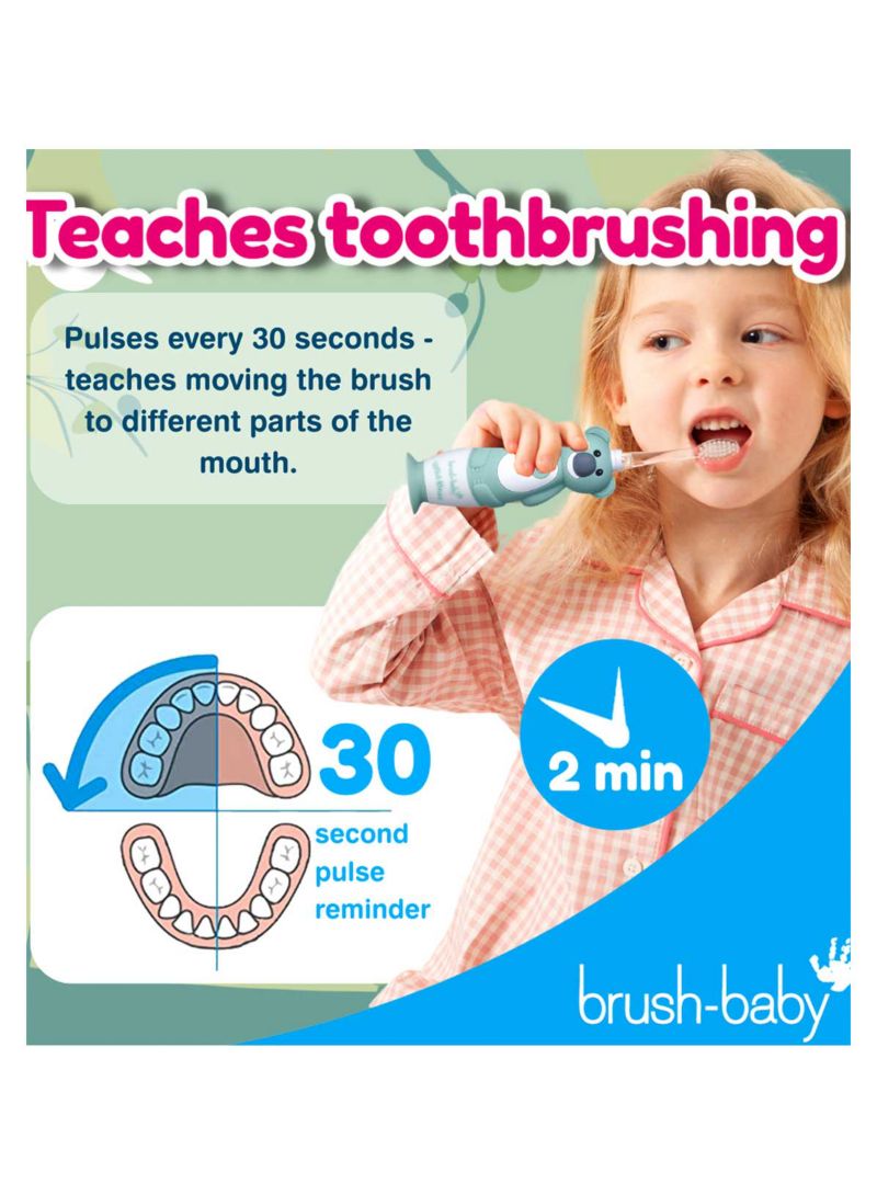brush-baby WildOnes Koala Rechargeable Toothbrush & WildOnes Applemint Toothpaste