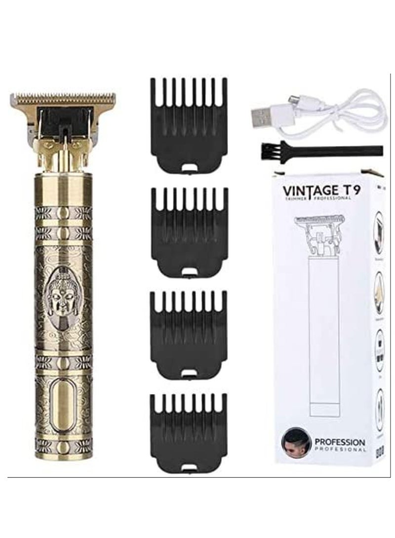 Trimmer for Men Hair Zero Gapped Clipper Professional Cordless Haircut Electric USB Charging Beard Trimmer for Men Wireless Rechargeable Personal Hair Men Grooming Beard Liner