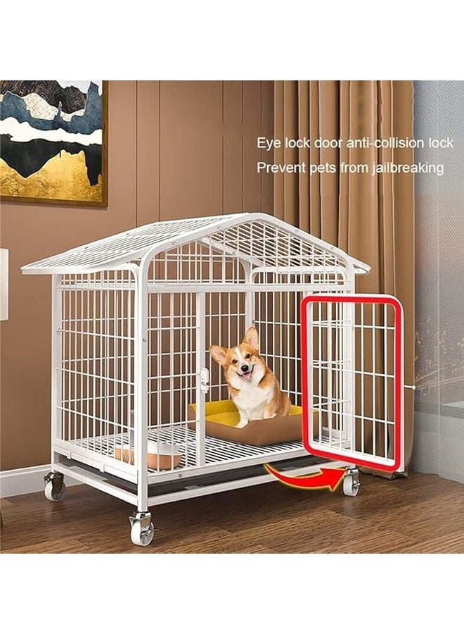 Movable and Durable Pet Cage with Wheels