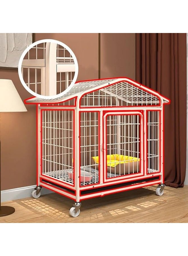 Movable and Durable Pet Cage with Wheels
