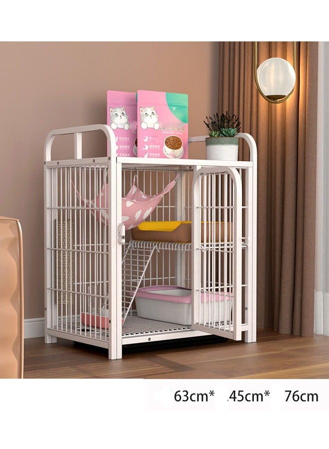 Stackable Heavy Duty Luxury Foldable pet Cage with Wheels and Door