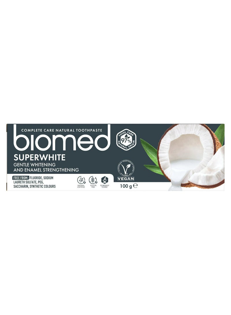 Biomed Superwhite Complete Care Natural Toothpaste 100g