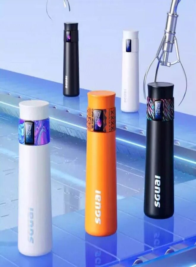 SGUAI G6 Pro Little Water Monster Smart Water Bottle with Bluetooth Connectivity, LED Hydration Reminder, 44oz Capacity, BPA-Free, Leak-Proof, and Portable Design for Gym, Office, and Outdoor Activities