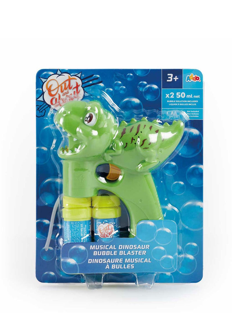 Out And About Musical Dinosaur Bubble Blaster