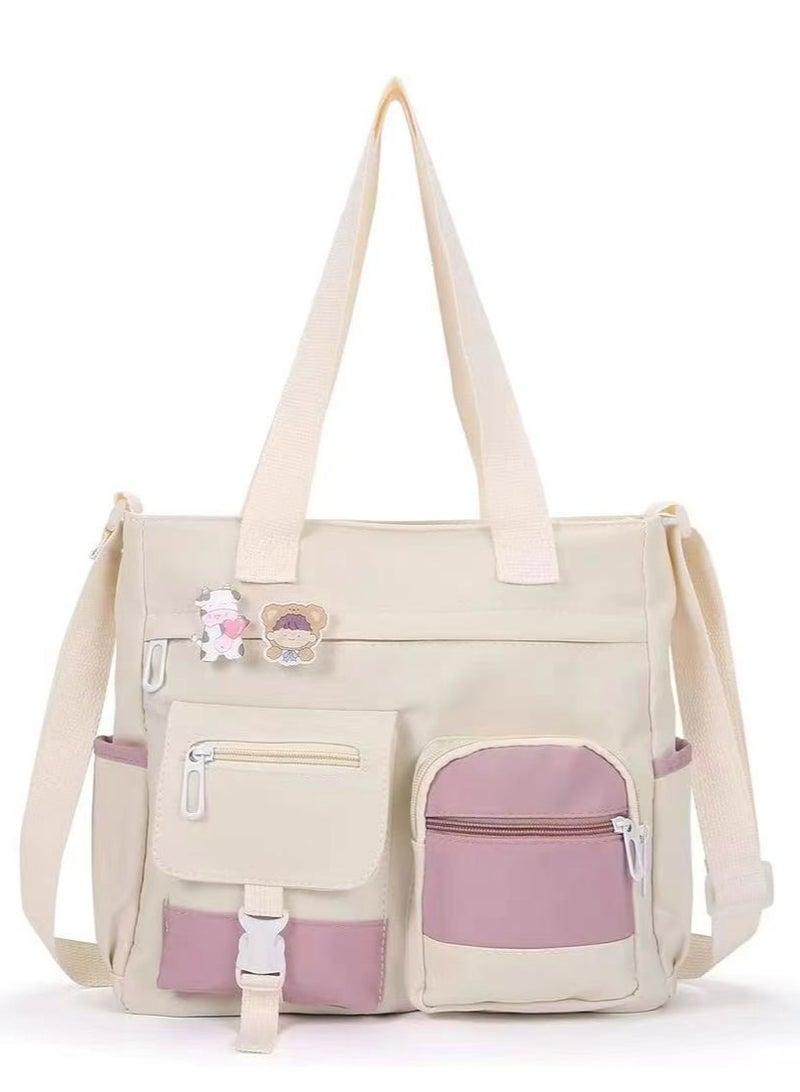 Hand bag Waterproof Canvas Women Handbags Shoulder Bags Nylon Ladies Tote Messenger Bag Oxford Handbag Crossbody Bags For Girls Satchels