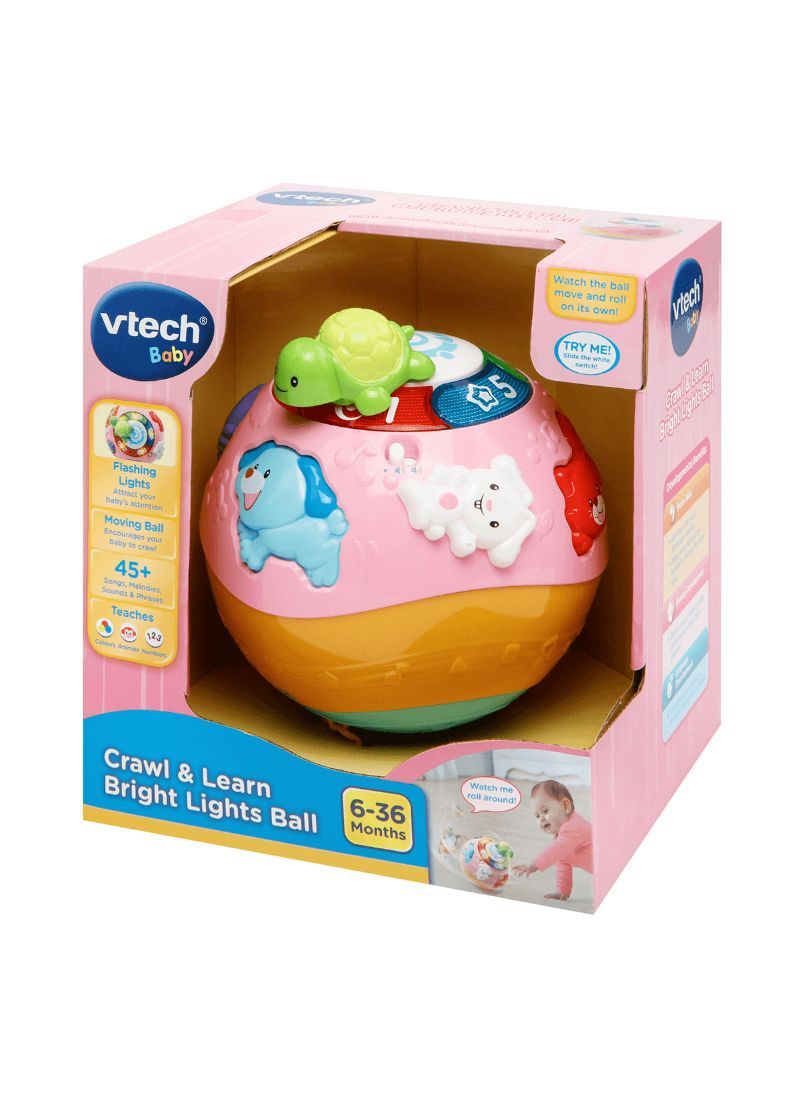 VTech Crawl And Learn Bright Lights Ball Pink