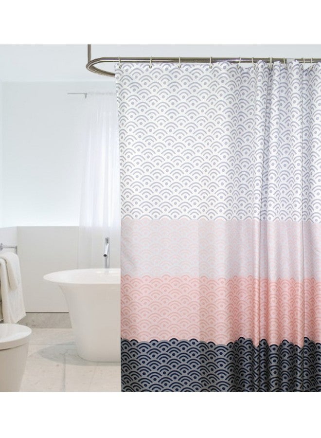 Boho polyester shower curtain, modern farmhouse waterproof shower curtain suitable for bathroom decoration , Waterproof & Mildew Resistant Modern Simple Fashion Curtains for Bathroom (180 x 200 cm) ﻿
