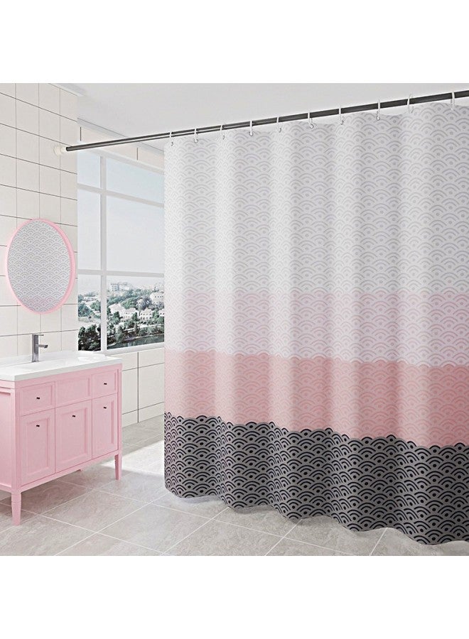 Boho polyester shower curtain, modern farmhouse waterproof shower curtain suitable for bathroom decoration , Waterproof & Mildew Resistant Modern Simple Fashion Curtains for Bathroom (180 x 200 cm) ﻿
