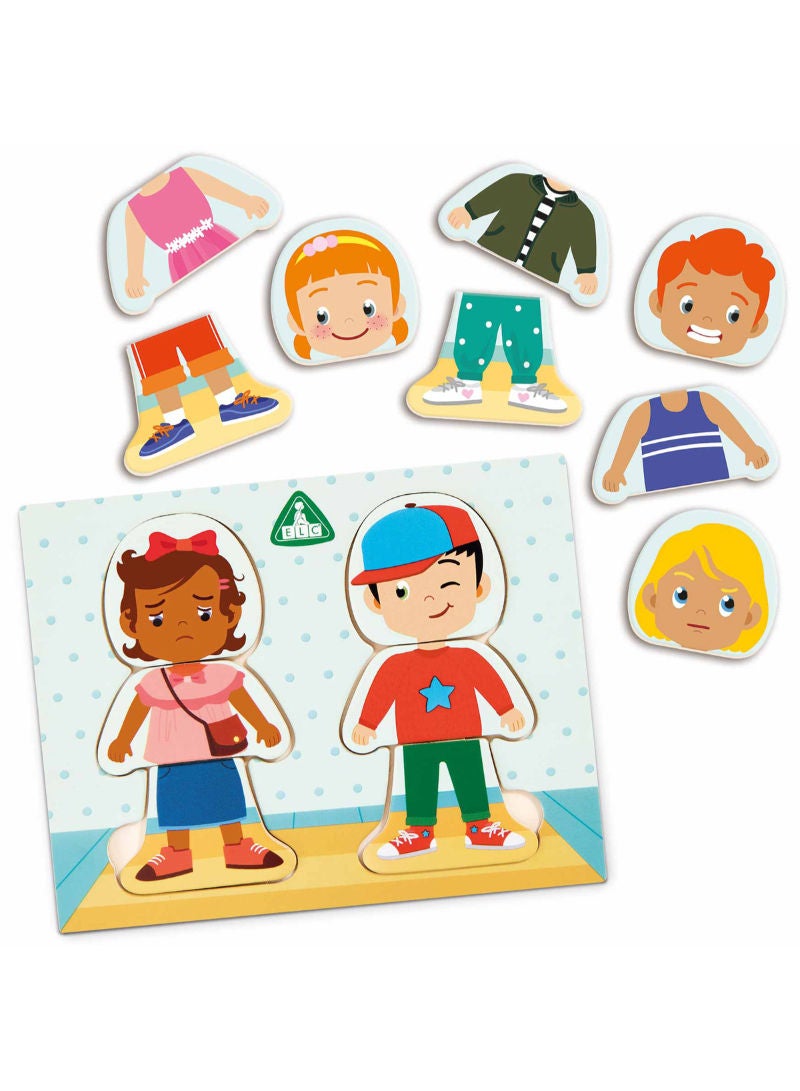 Early Learning Centre Wooden Dress Up Puzzle