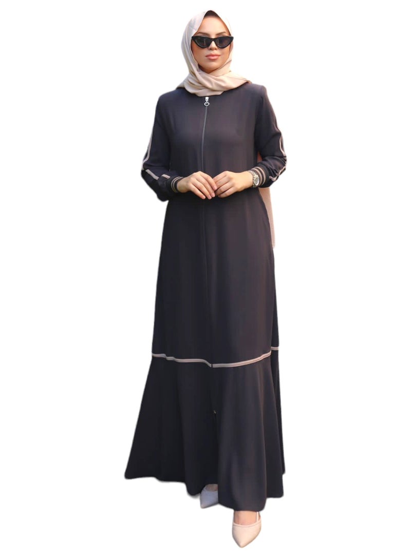 Luxurious Turkish-Made Abaya Dress for Girls - A Perfect Blend of Elegance and Modern Sophistication