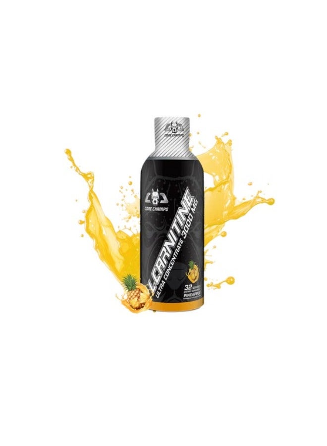 L-Carnitine, Ultra Concentrate 3000mg, Pineapple Flavour, 32 Servings