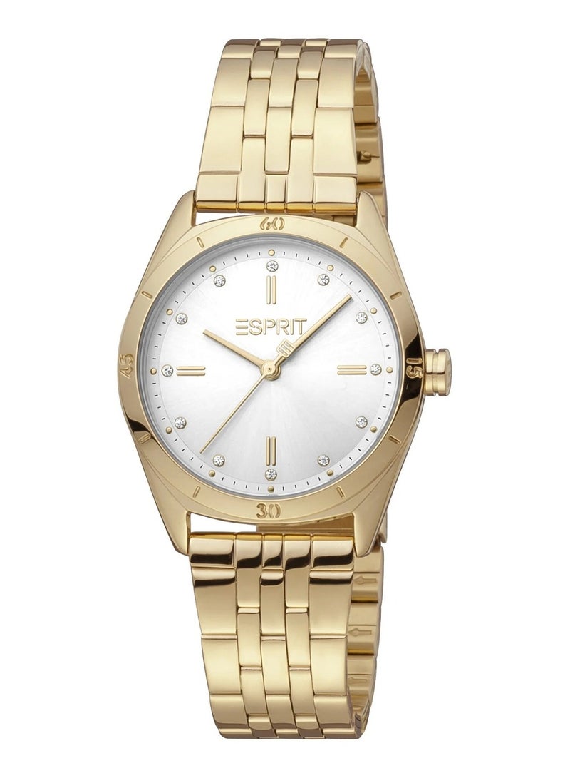 Esprit Stainless Steel Analog Women's Watch With Stainless Steel Gold Band  ES1L292M0065