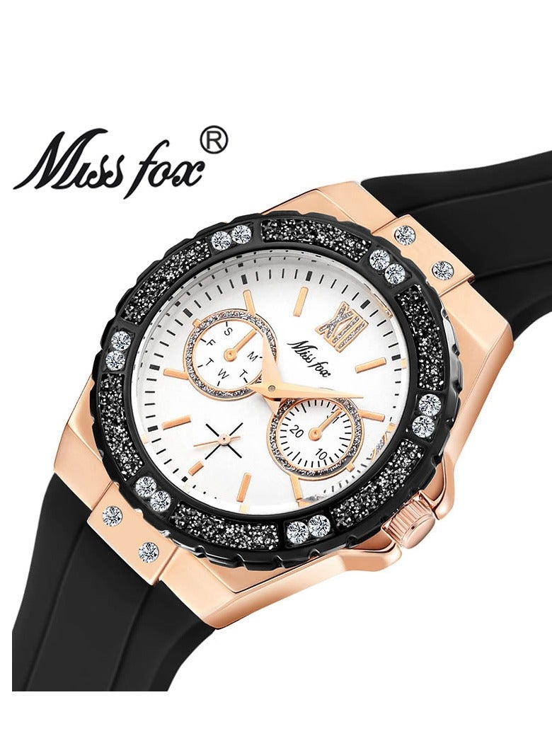 Women's Fashion Diamond Inlaid Watch