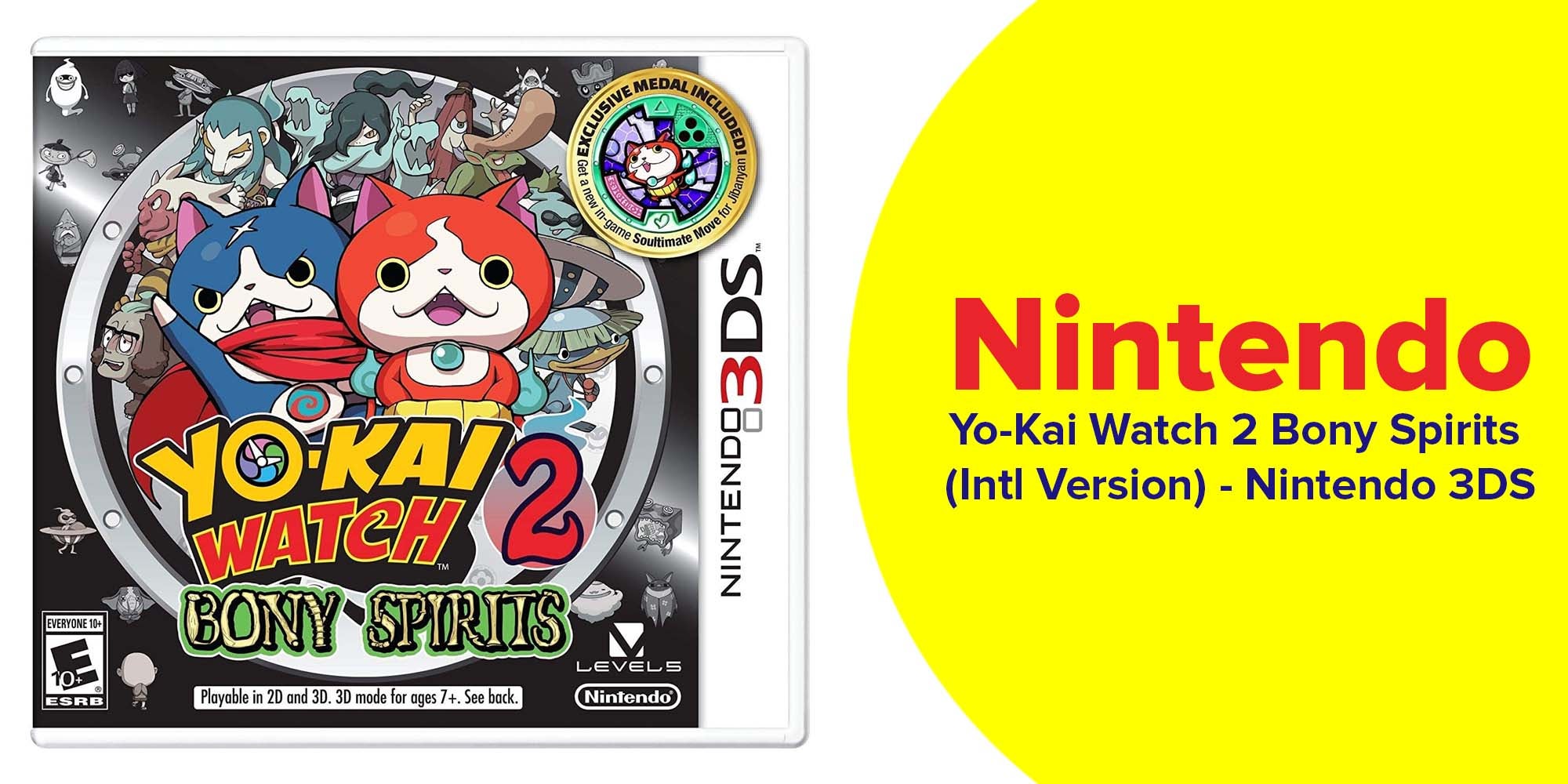 Yo-Kai Watch 2 Bony Spirits (Intl Version) - Role Playing - Nintendo 3DS