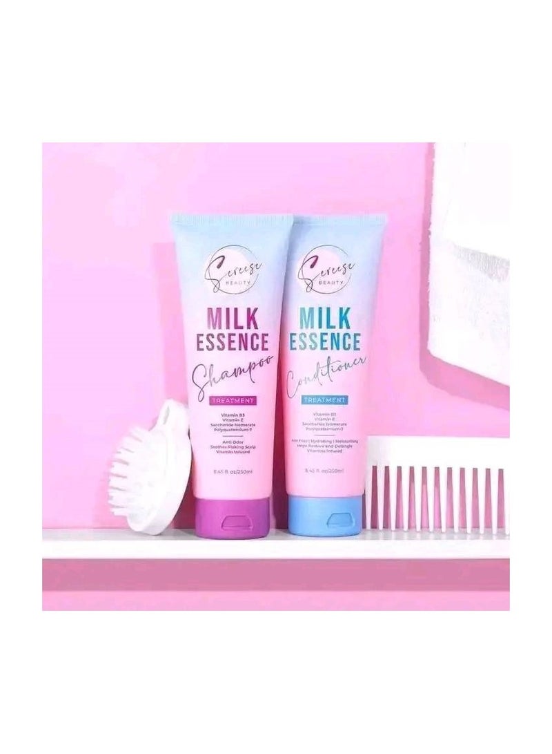 Milk Essence Hair Shampoo & Conditioner