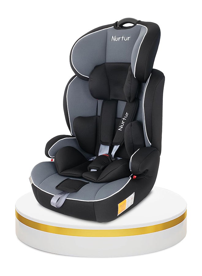 Ragnar Baby/Kids 3-In-1 Car Seat + Booster Seat - Adjustable Headrest - Extra Protection - 5-Point Safety Harness - 9 Months To 12 Years