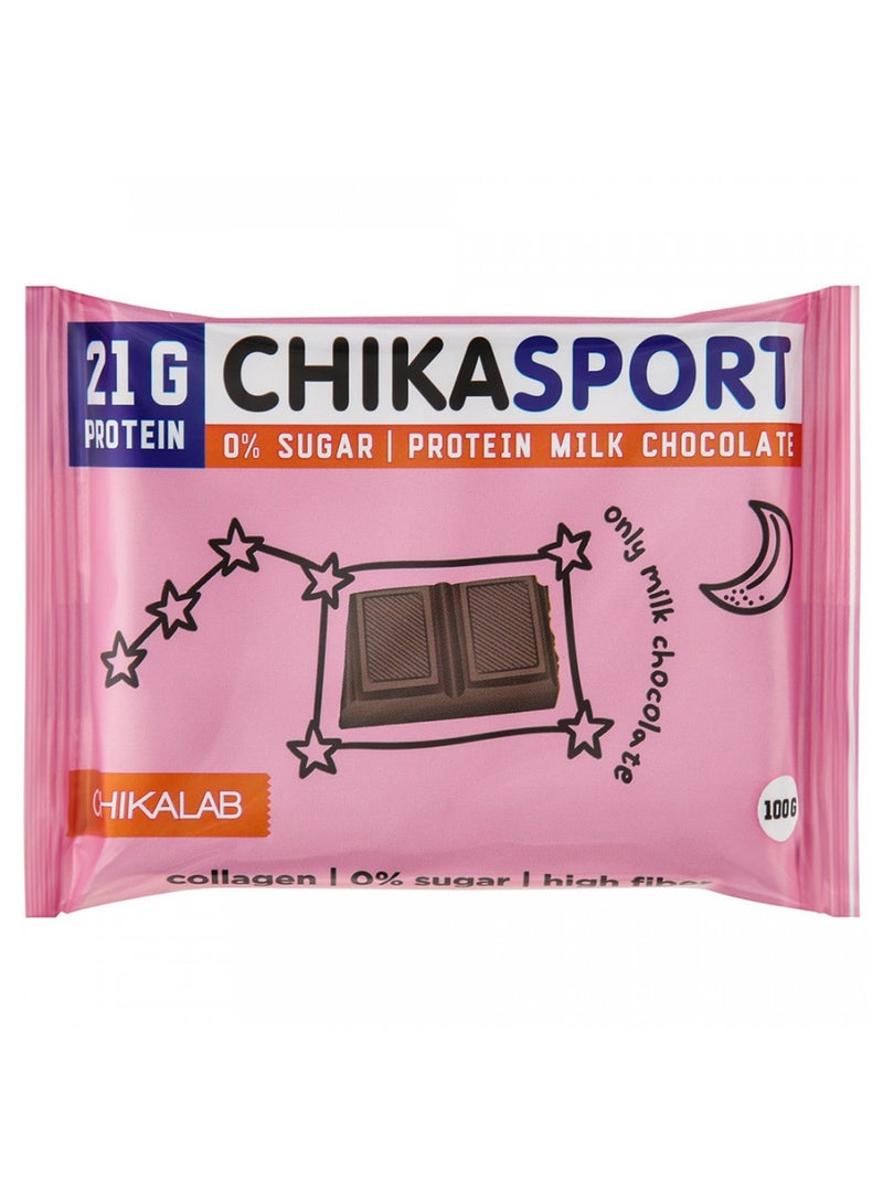 Chikalab Chika Sport Protein Milk Chocolate Only Milk Chocolate Box Of 4