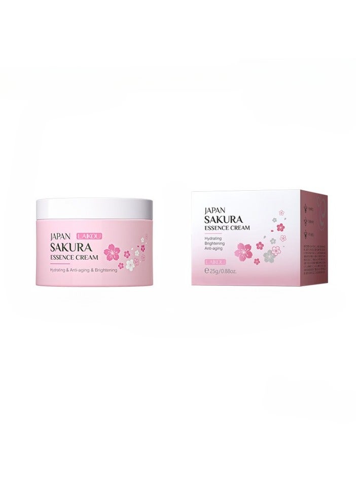 Sakura Face Cream, Fast Absorption Face Repairing Face Cream, Anti Aging And Collagen Moisturizer Face Lotion, Whitening And Brightening Face Cream For Face & Body Gel, (25g Sakura Cream)