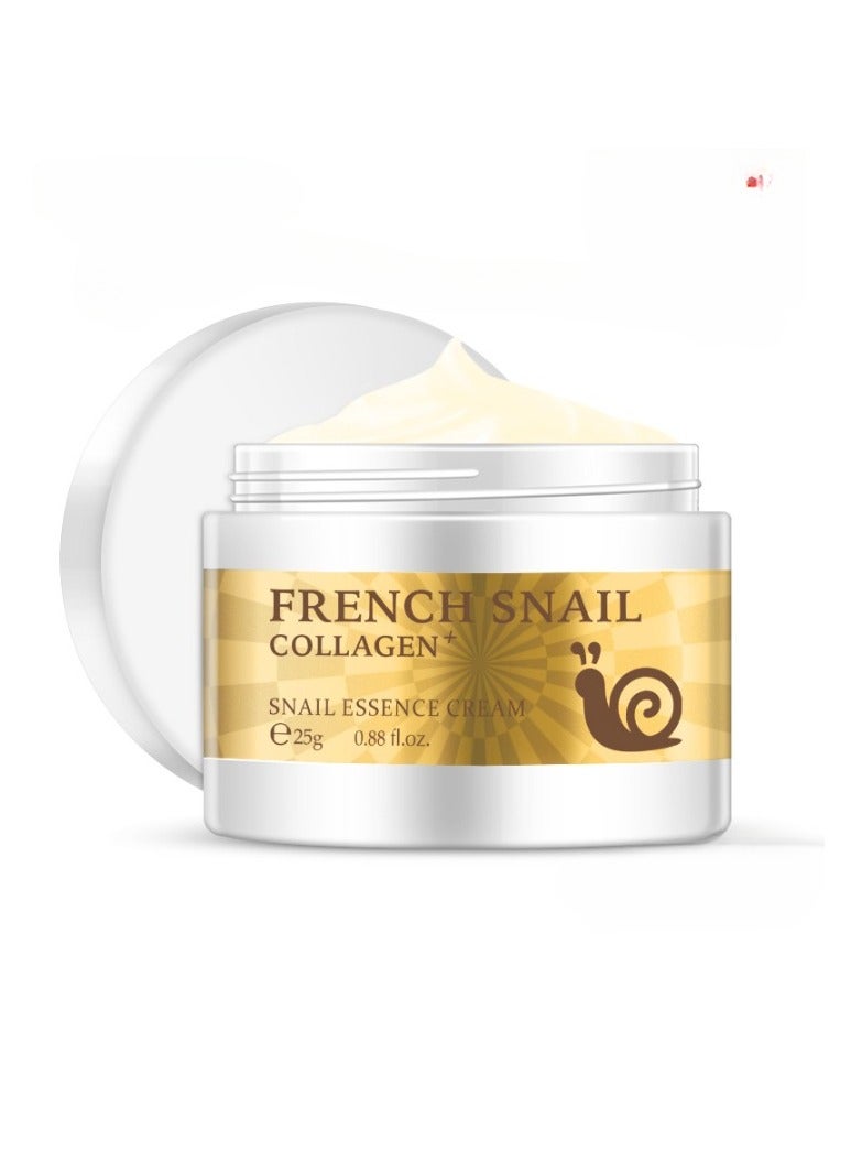 Snail Essence Face Cream, Fast Absorption Face Repairing Face Cream, Anti Aging And Collagen Moisturizer Face Lotion, Whitening And Brightening Face Cream For Face & Body Gel, (25g Snail Cream)