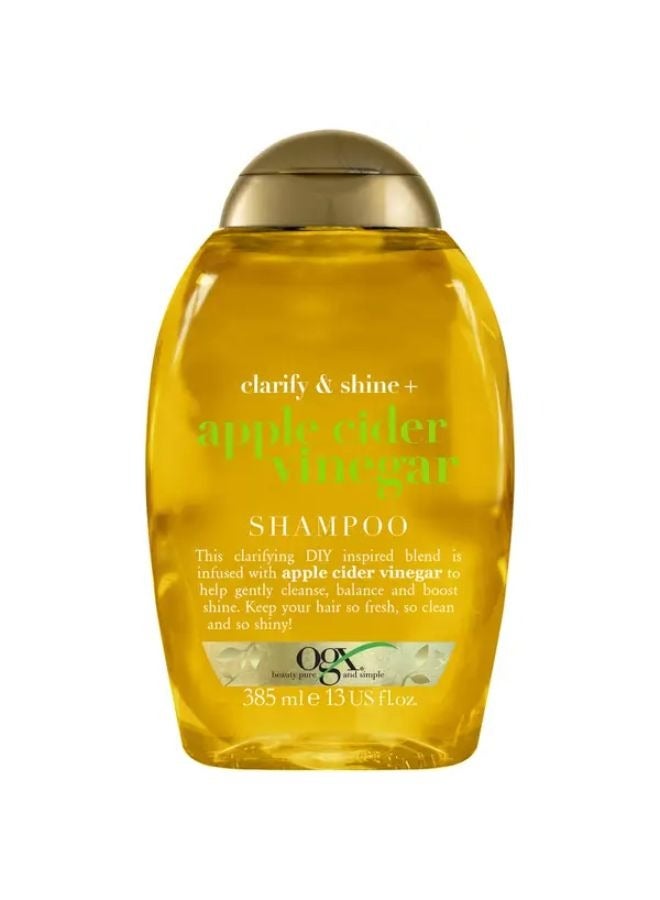 OGX Clarify & Shine+ Apple Cider Vinegar Shampoo 385ml