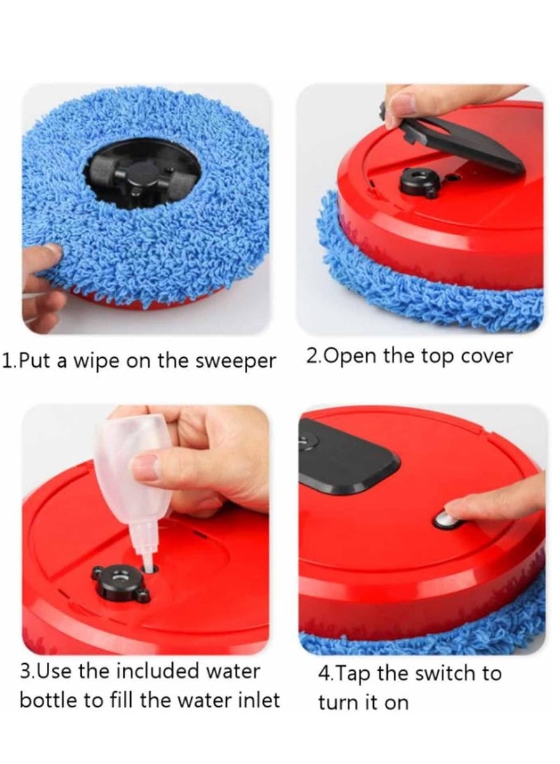 Carpet Cleaner Machine Robot Vacuum Cleaner Multifunctional Household Vacuum Cleaners and Mop Mopping Sweeper Machine Good for Pet Hair, Carpets, Hard Floors