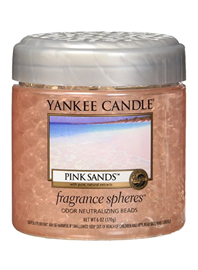 Pink Sands Fragrance Spheres Candle Beige 2.5x2.5x3inch