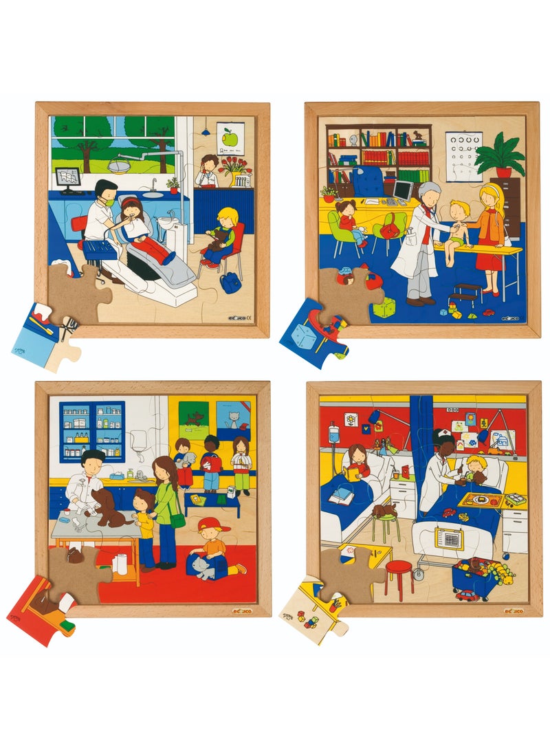 Health Puzzle Set 4 For Kids