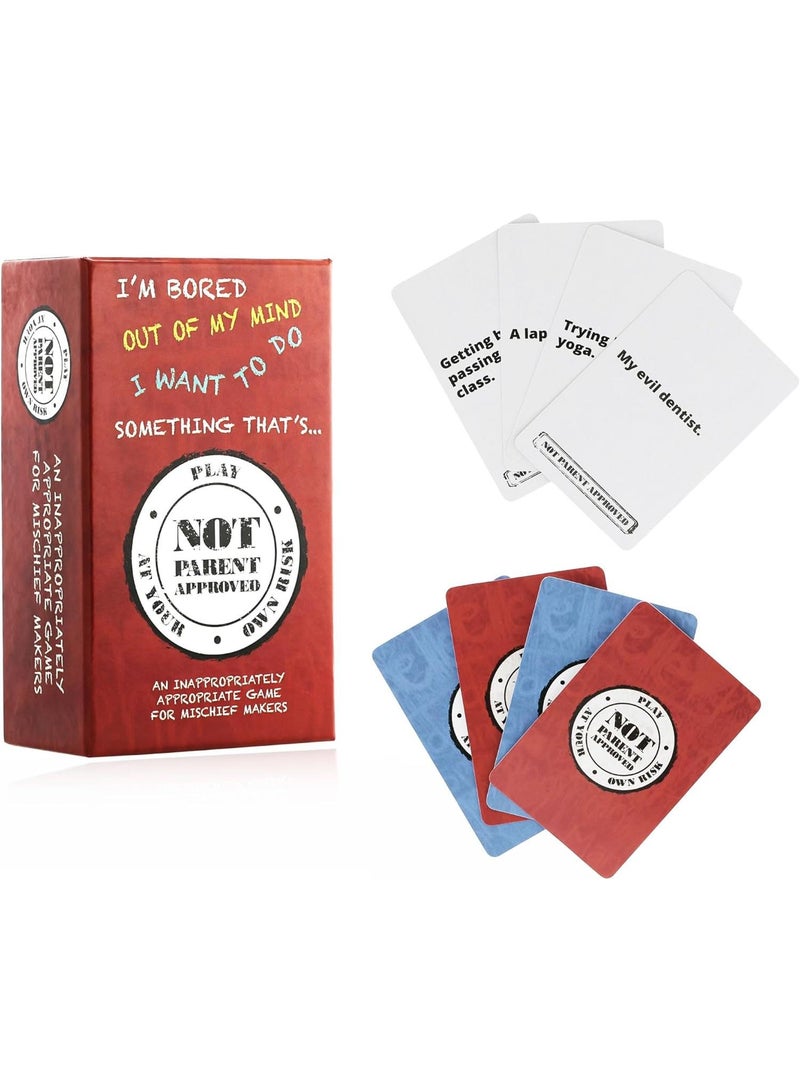 Not Parent Approved A Fun Family Card Game  Perfect For Family Game Nights Award-Winning Family Party Game Ages 8+