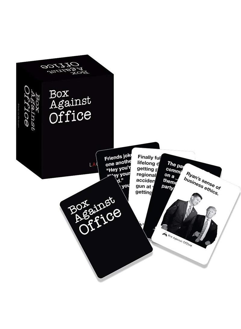 Box Against Office Party Strategy Card Game Incoherent Board Games For Adults Total 180 Cards Game Black Box Version