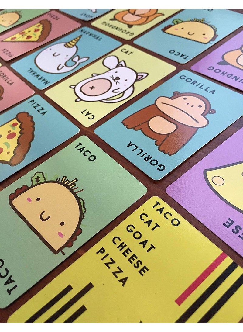 Taco Cat Goat Cheese Pizza Party Card Games Family Cards Game